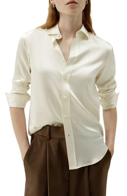 top Lilysilk Women's Tailored Silk Shirt Nordstrom $139.2