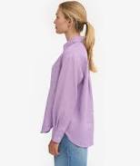 oversized shirt Linen Oversized Shirt - Soft Lavender Colorful Standard $135