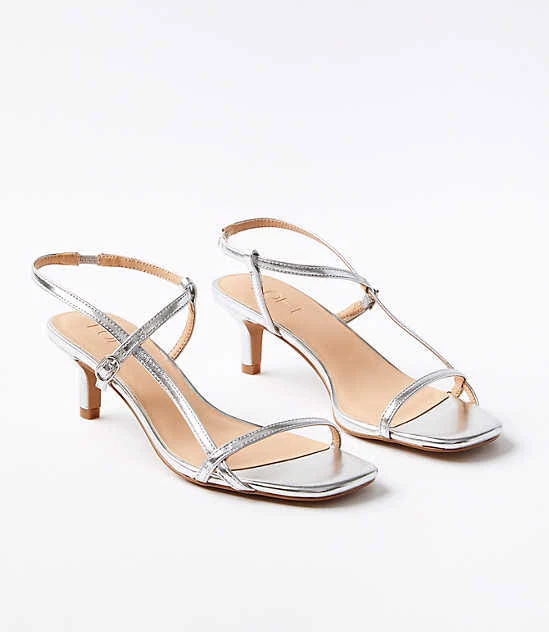 shoes Loft Women's Skinny Strap Kitten Heel Sandals LOFT $33.6