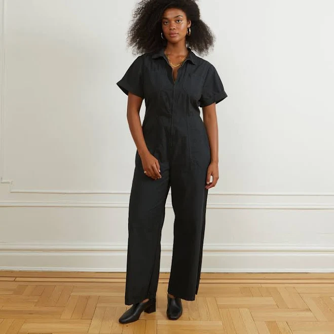 jumpsuit Loup Poppy Short Sleeve Utility Jumpsuit Loup $161