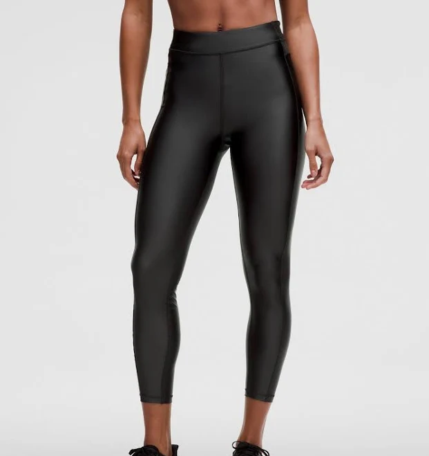 leggings lululemon Satin Shine High-Rise Tight 25" - Size 0 - Black lululemon $49