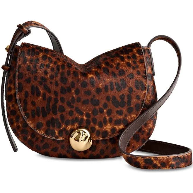 bag Madewell Dakota Leopard Print Calf Hair Saddle Bag Bloomingdale's $158