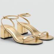 shoes MANGO Women's Tica Block-Heel Strap Sandals shop.mango.com $79.99