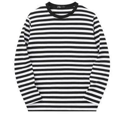 top Men's Crew Neck Long Sleeve Striped T-Shirt Target $29.99