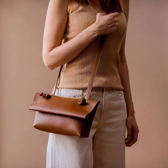 bag Minimalist Vegan Leather Crossbody Bag Etsy - boejackdesigns $62.93