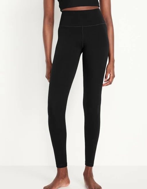 leggings Old Navy Women's High-Waisted Studiosmooth Full-Length Leggings Old Navy $27.99