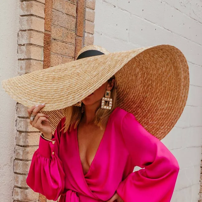 accessory Oversize Straw Hat Haute & Rebellious $88