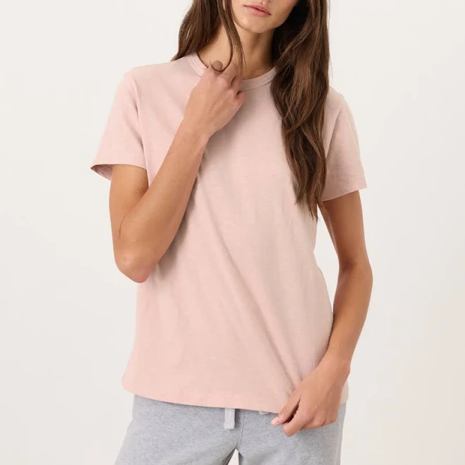 top Pact Women's Organic Cotton Soft-Slub Crewneck Tee p a c t $34