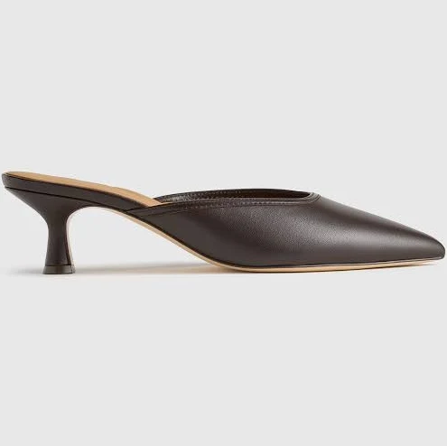 shoes Quince Women's Italian Leather Kitten Heel Mule Quince $84