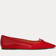 shoes Ralph Lauren Women's Pointed Leather Ballet Flats Ralph Lauren $199.99