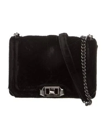 bag Rebecca Minkoff Velvet Crossbody Bag in Black The RealReal $40