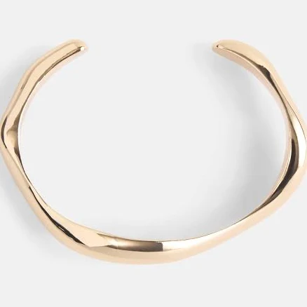 accessory Scoop Women's Open Gold-Tone Cuff Bracelet Walmart $12