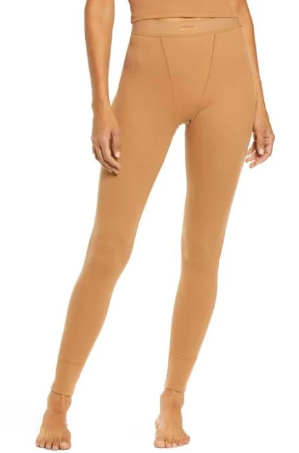 leggings SKIMS Women's Cotton Rib Leggings Nordstrom $56