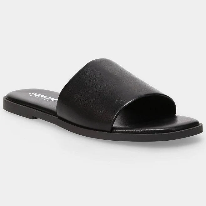 shoes Sonoma Goods For Life Jindi Women's Soft Slide Sandals, Size: 9, Black Kohl's $19.99