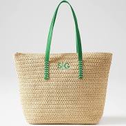 bag Stinson Straw Zip-Top Tote Mark and Graham $79
