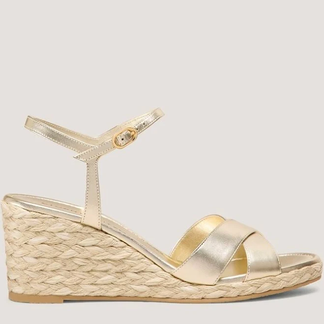 shoes Stuart Weitzman Women's Dayna Espadrille Wedge Sandals Stuart Weitzman $425