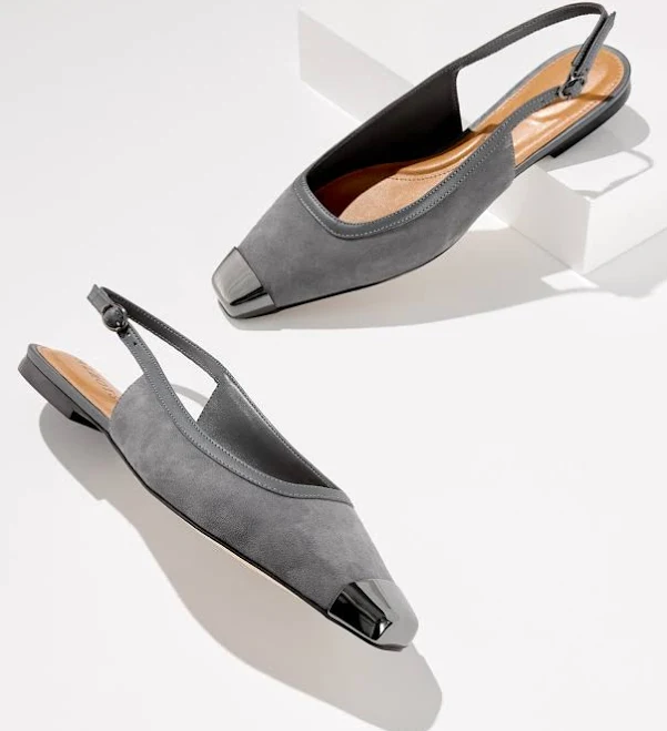 shoes Talbots Women's Whitley Suede Slingback Flats Talbots $76.99