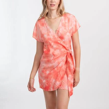 dress Tie Dye Mini Wrap Dress Koy Resort $27.93