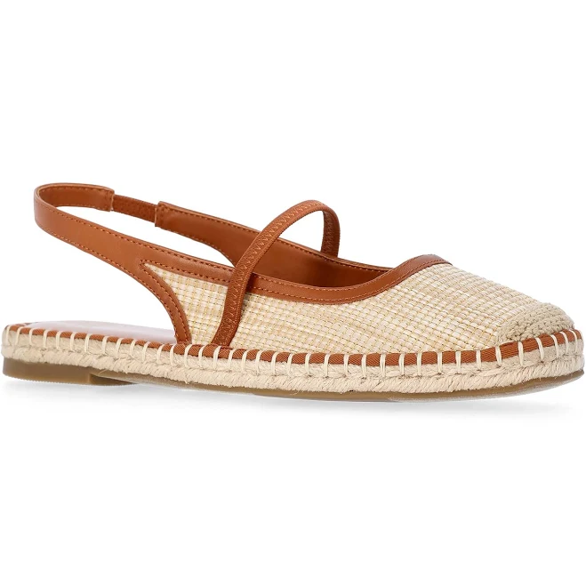 shoes Time and Tru Women's Espadrille Slingback Shoes Walmart $26.98