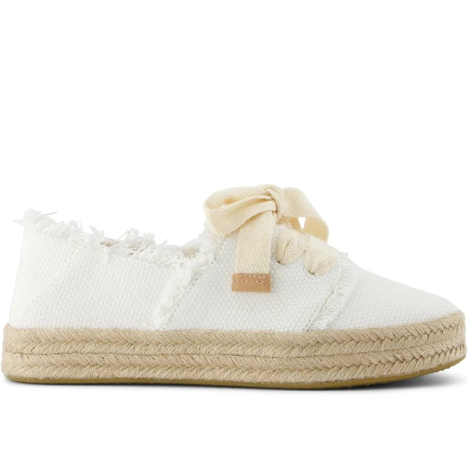 shoes TOMS Women's Carolina Lace-Up Platform Espadrille Sneakers TOMS.com $85