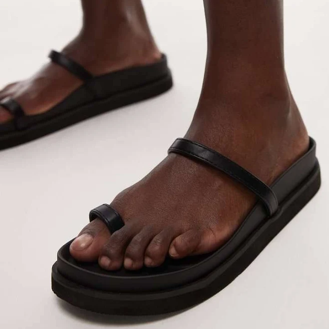 shoes Topshop Josh Minimal Flat Sandal ASOS $28.79