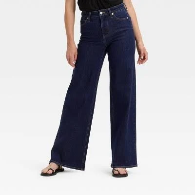 jeans Universal Thread Women's High-Rise Wide Leg Jeans Target $28