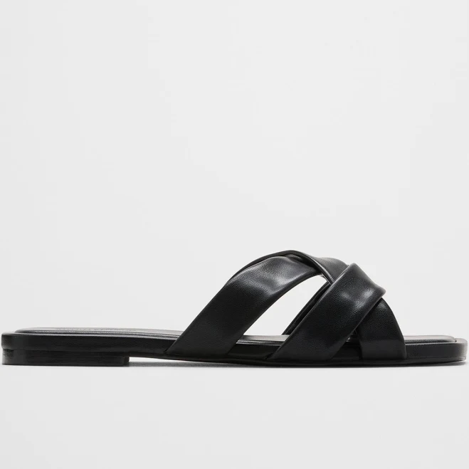 shoes Vegan Leather Crossover Sandal Banana Republic Factory $60