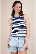 crop top Very J Stripe Knit Crop Tank TikTok Shop $29