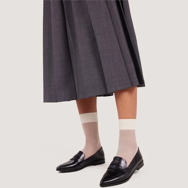 shoes Women Jonak Loafers with Pointed Toes in black leather jonak-paris.us $230