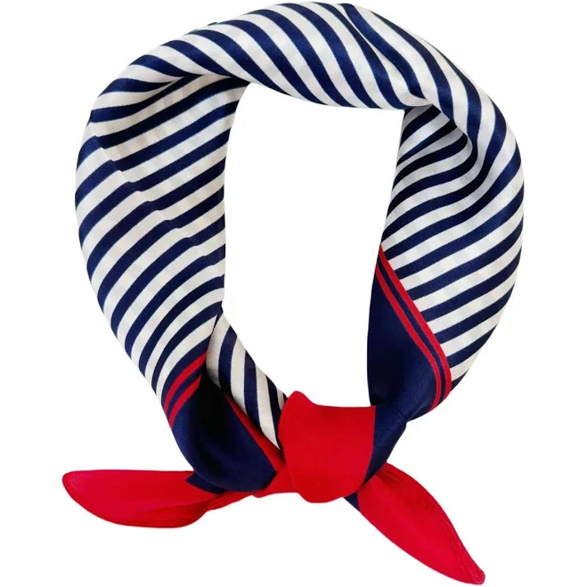 accessory Women's 100% Mulberry Silk French Riviera Neck Scarf Etsy - Seller $41.86