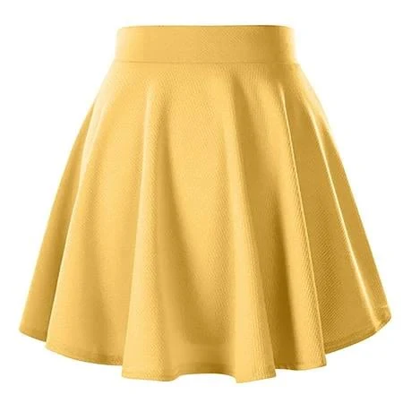 skirt Women's High Waist Pleated Mini Skirt Walmart - OTRYLN $14.59