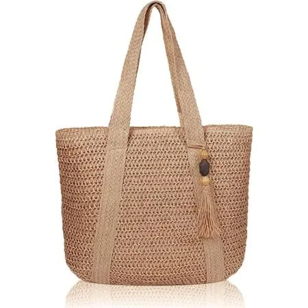 bag Women's Straw Tassel Tote Bag Walmart - esunarty Direct $26.99