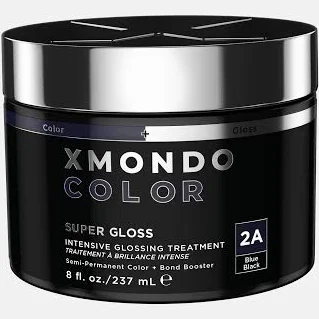 at_home_gloss XMONDO Super Gloss 2A Blue Black Hair Depositing Mask Xmondo Hair $30