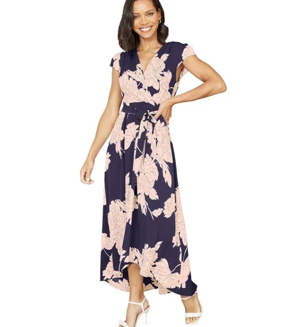 dress Yumi Women's Blossom Print Wrap Midi Dress Macy's $91.5