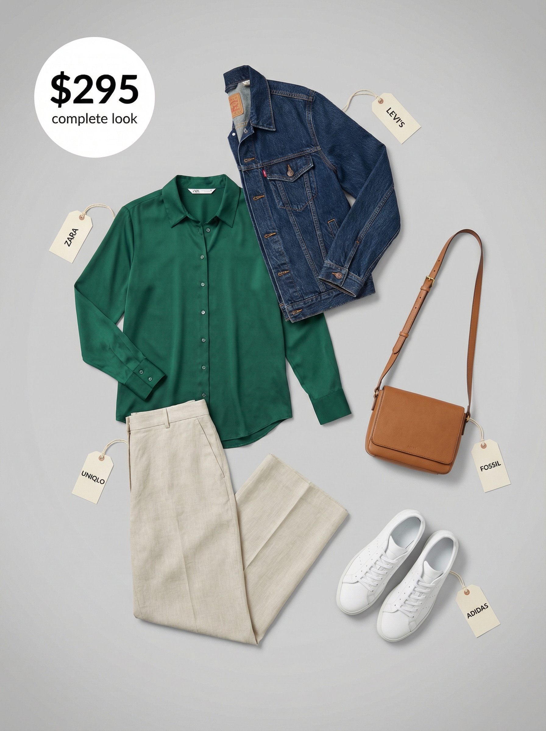 Dynamic Day Out: Simple Summer Outfits 2024 Dynamic simple summer outfit for a day out: black trousers, a white graphic tee, black and white sneakers, silver jewelry - stylish and comfortable for errands or travel.