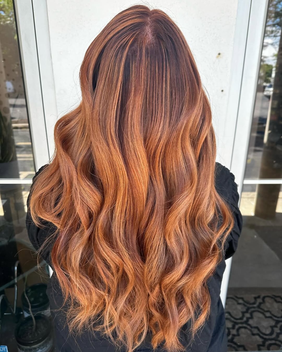 Desert Sun Copper Waves - real photo example for summer copper hair ideas 2026