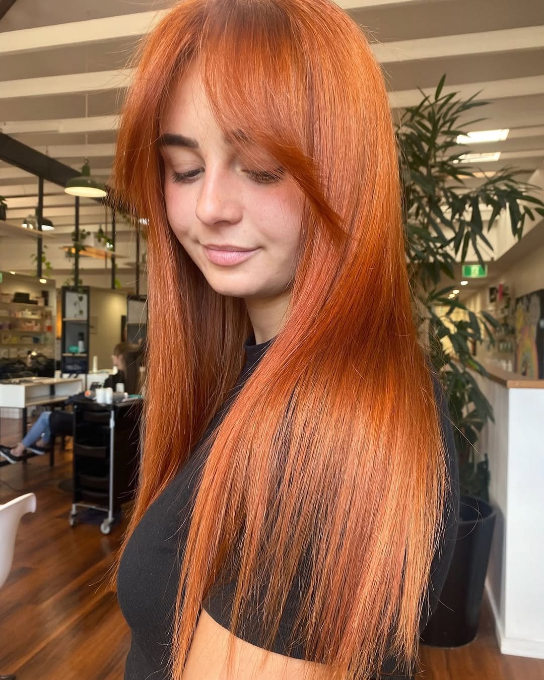 Cinnamon Spice Copper Shag - real photo example for summer copper hair ideas 2026