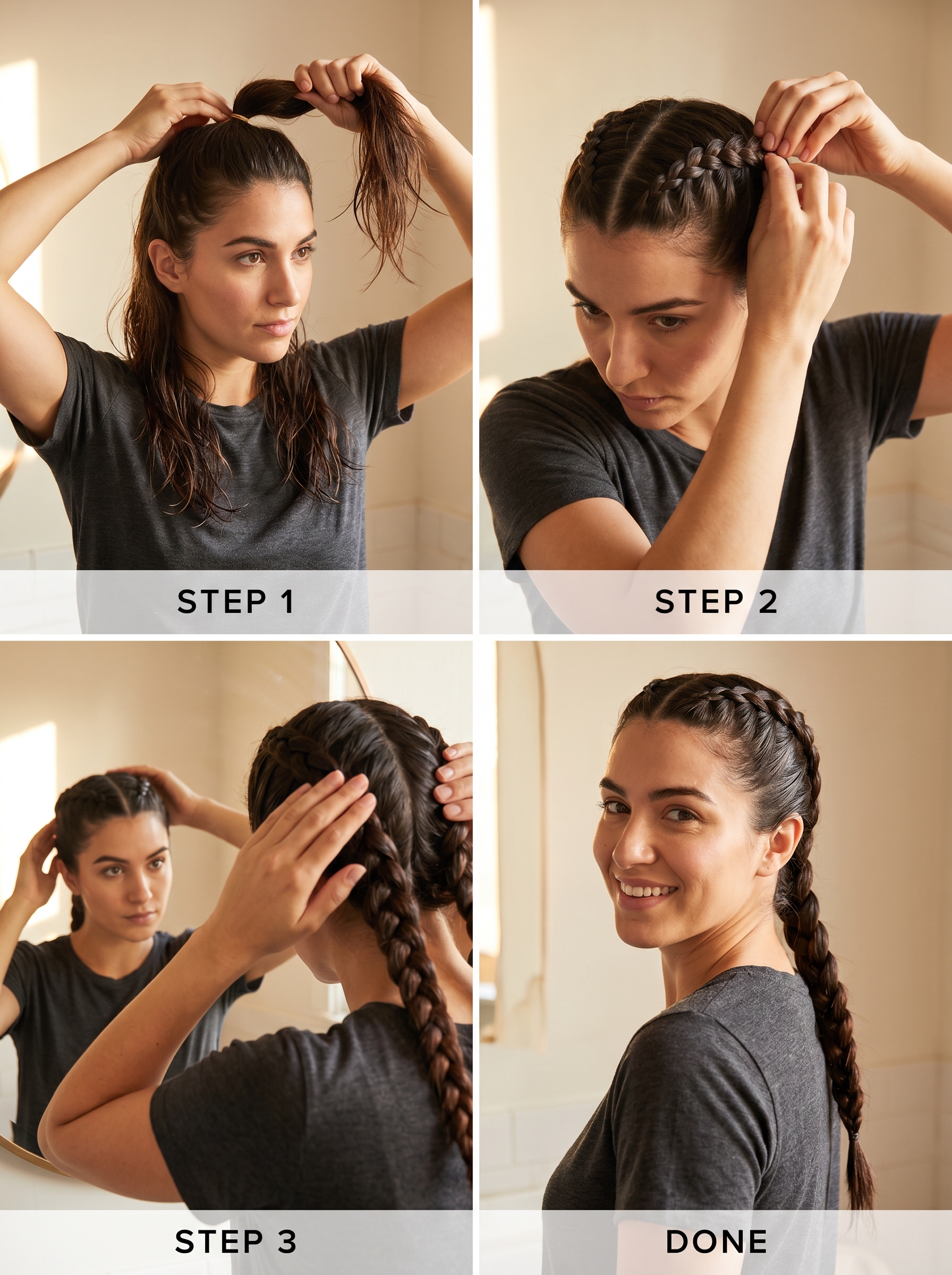 Futuristic Sculpted Jelly Braids with a Midnight Espresso Gloss, a bold and sleek look for summer hairstyles for long hair 2026. This eye-catching style with small elastic ties is perfect for a festival or special event.