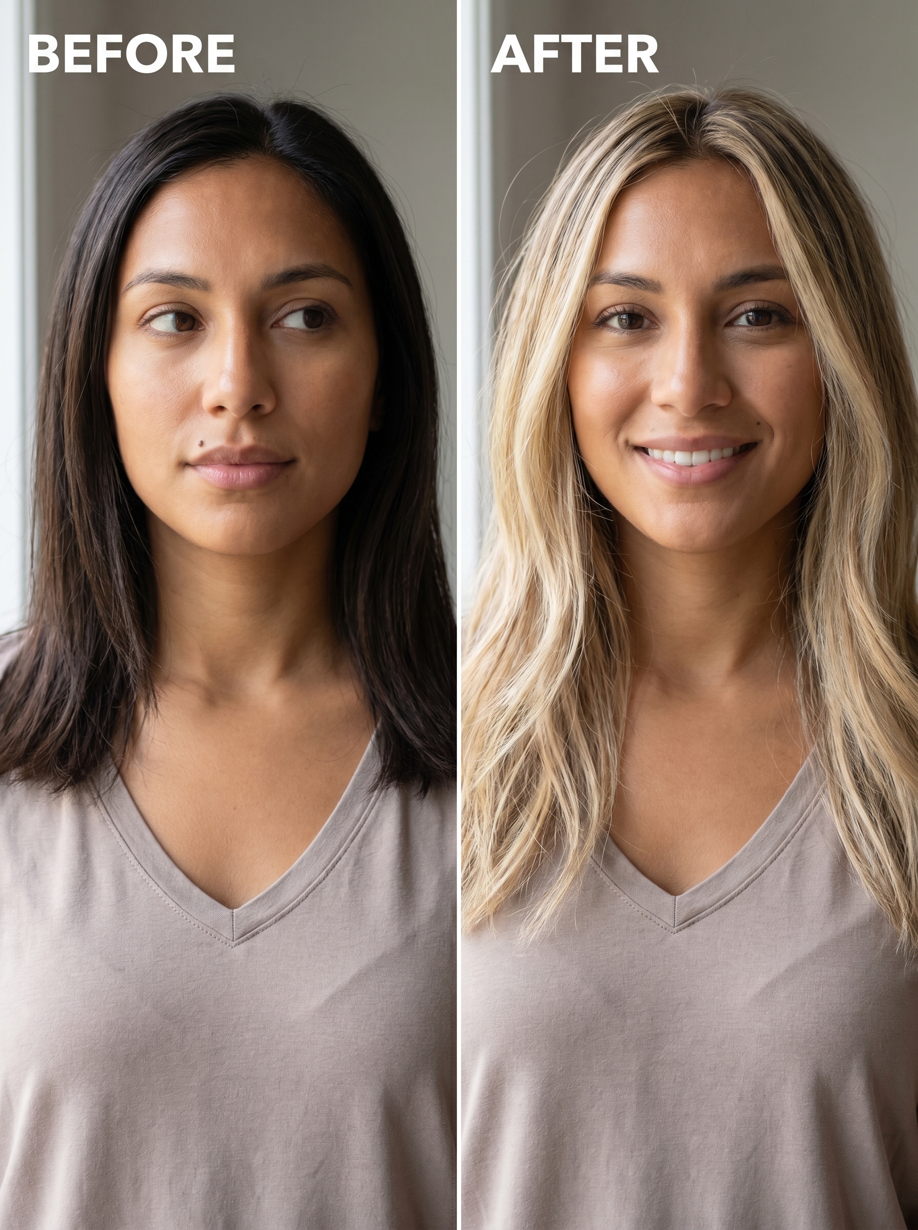 Bright Sun-Bleached 'Halo' Balayage offers a natural summer hairstyle for medium hair 2026, with pale gold and buttercream, perfect for vacation, protected by bond repair treatment and UV spray.