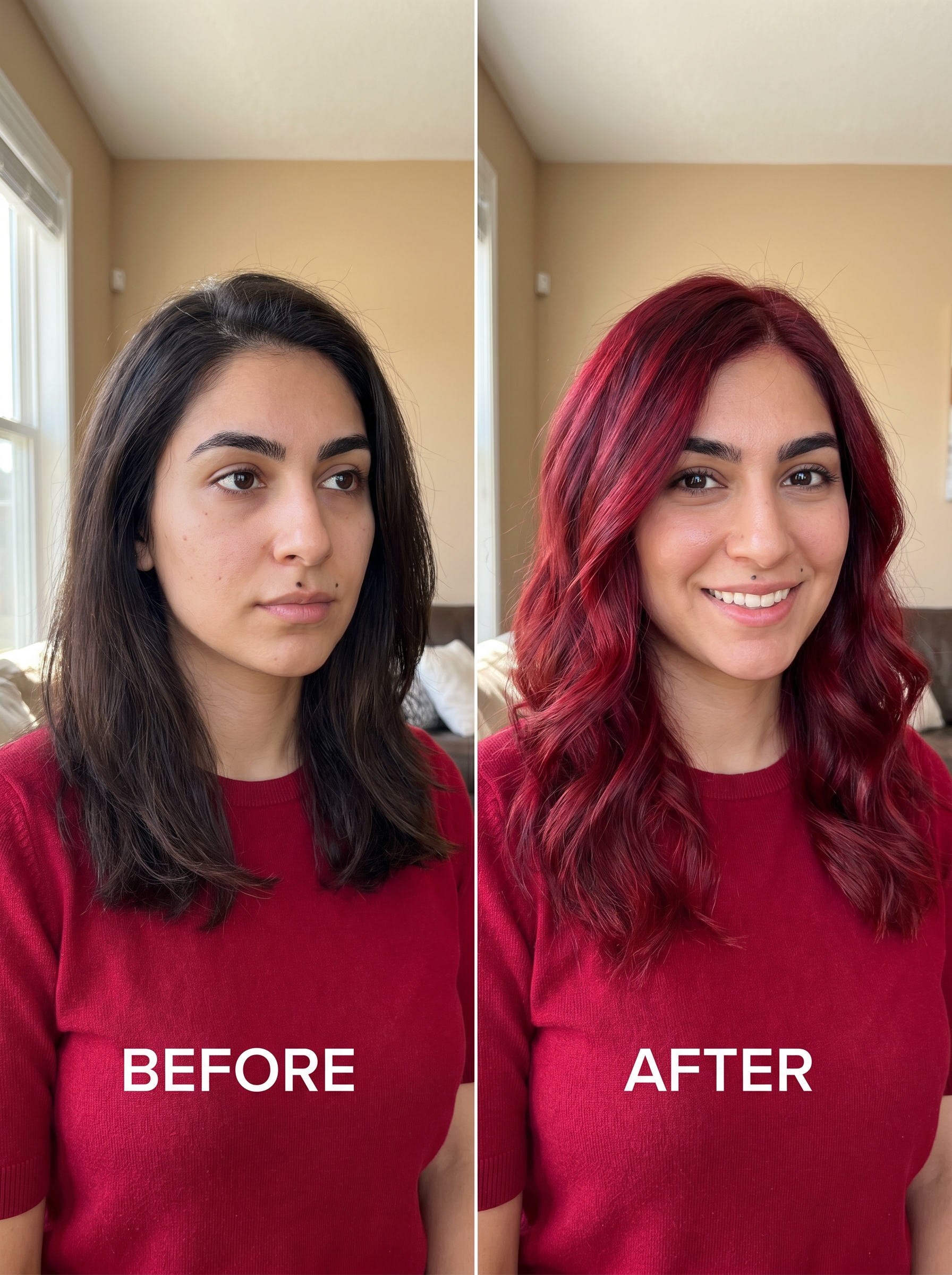 Red Velvet Glossing — summer red hair color 2026 inspiration