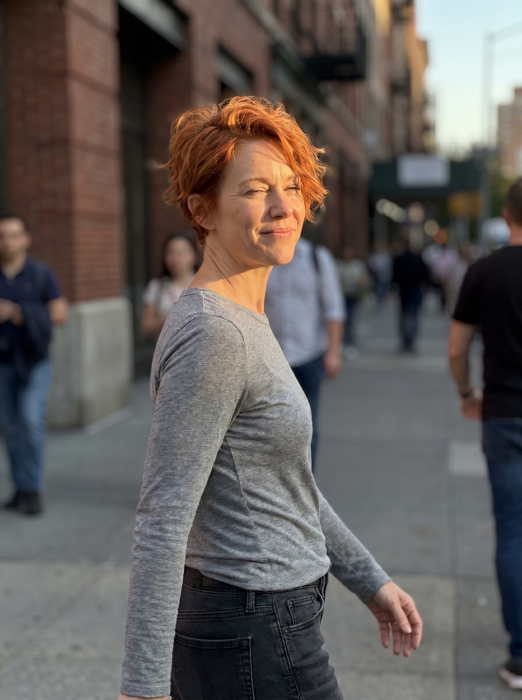 Terracotta Pixie with Micro-Bangs — summer red hair color 2026 inspiration