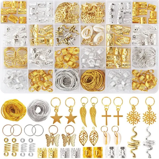 tool 230PCS Hair Jewelry Beads Dreadlocks Jewels Braids eBay - aton-sales $9.63