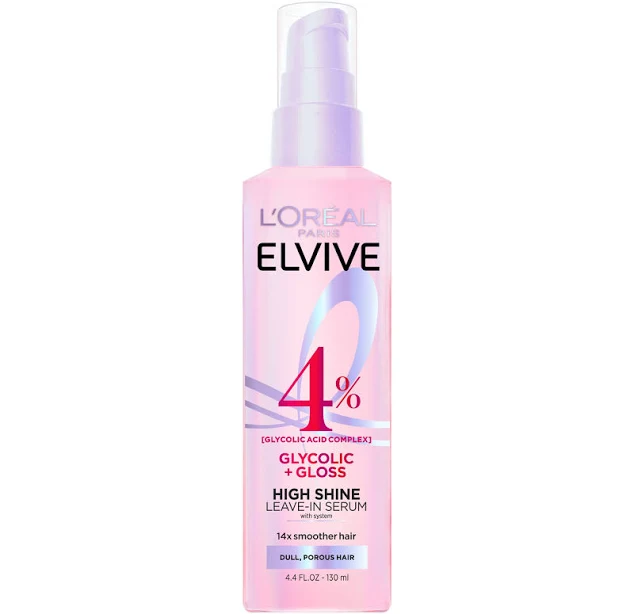styling_cream L'Oreal Paris Elvive Glycolic + Gloss High Shine Leave-In Serum Walmart $7.97