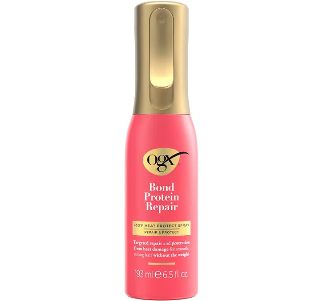 heat_protectant OGX Bond Protein Repair Heat Protect Spray Walmart $10.47