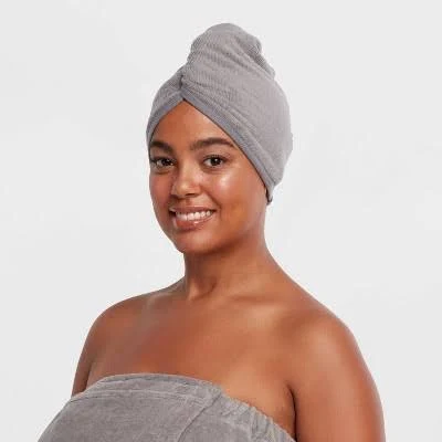 tool Room Essentials 2pk Bath Hair Wrap Set Target $10