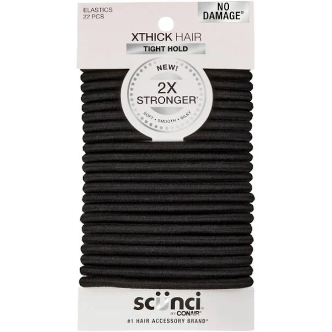 tool Scunci 2X Stronger Elastic Ponytail Hair Ties Walmart $3.84