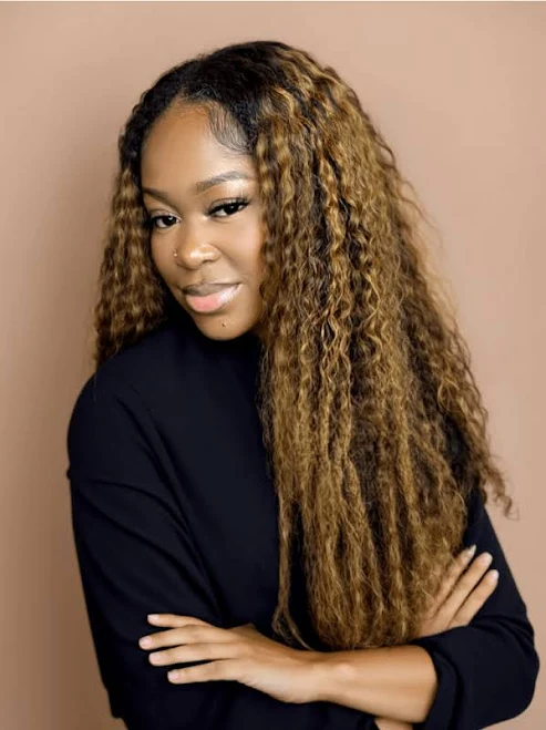 color_product UNice Hair #FB30 Brown Balayage Highlight 4Pcs Jerry Curly Human Hair Bundles Unice Hair $154.48