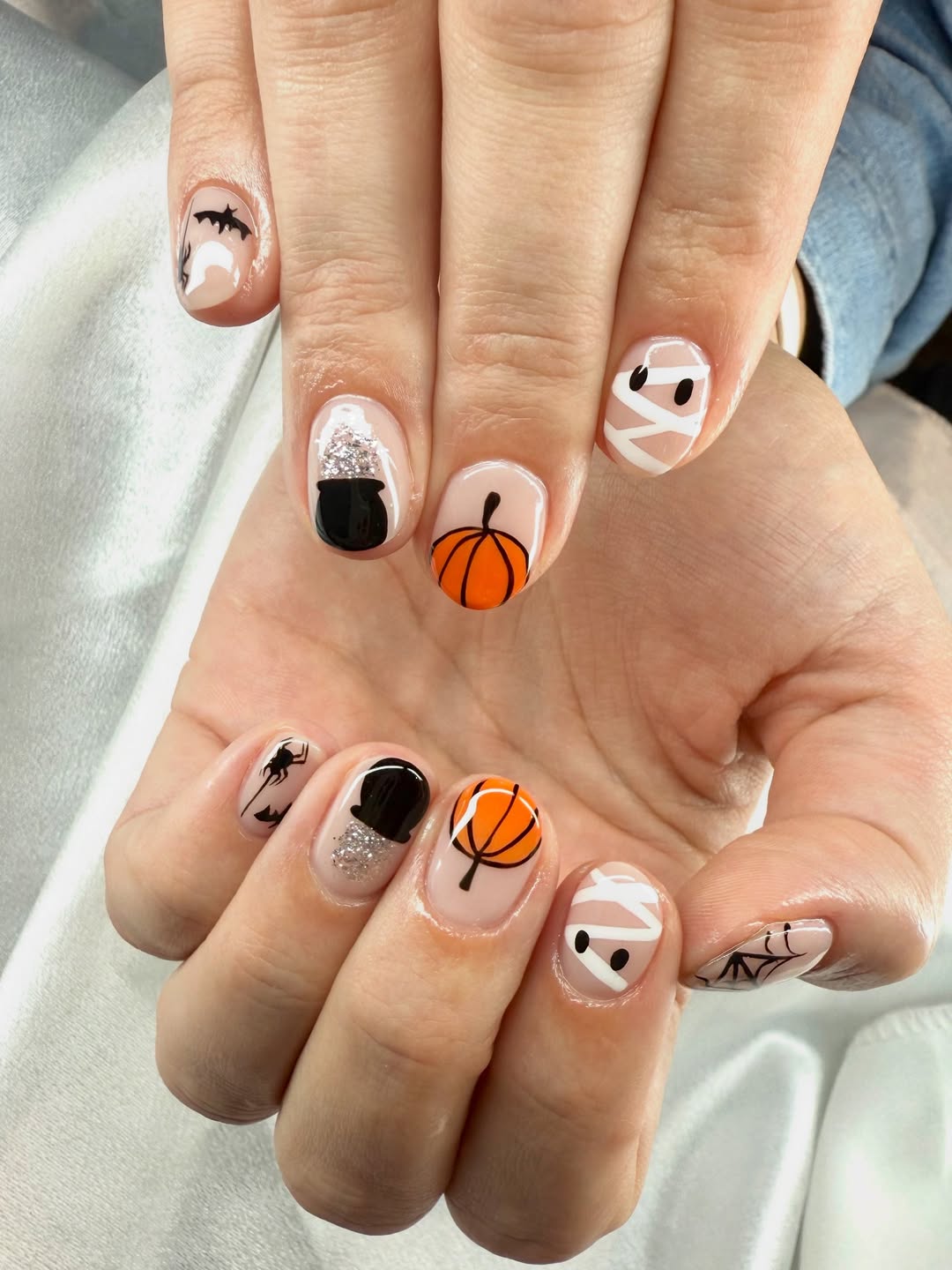 Spooky Cute Halloween Nail Art