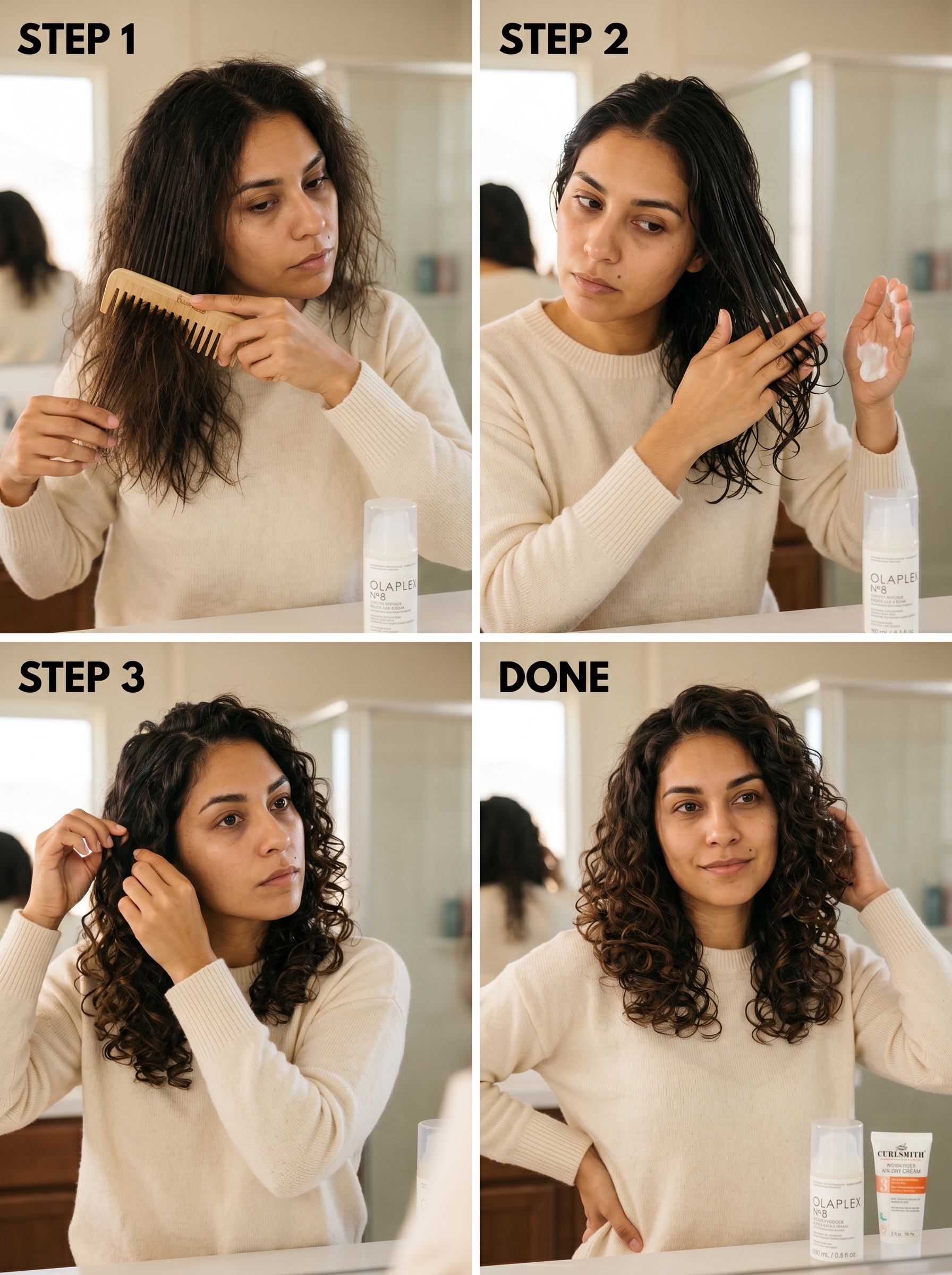 Eco-Minimalist Air-Dried Curls — summer curly hairstyles 2026 inspiration