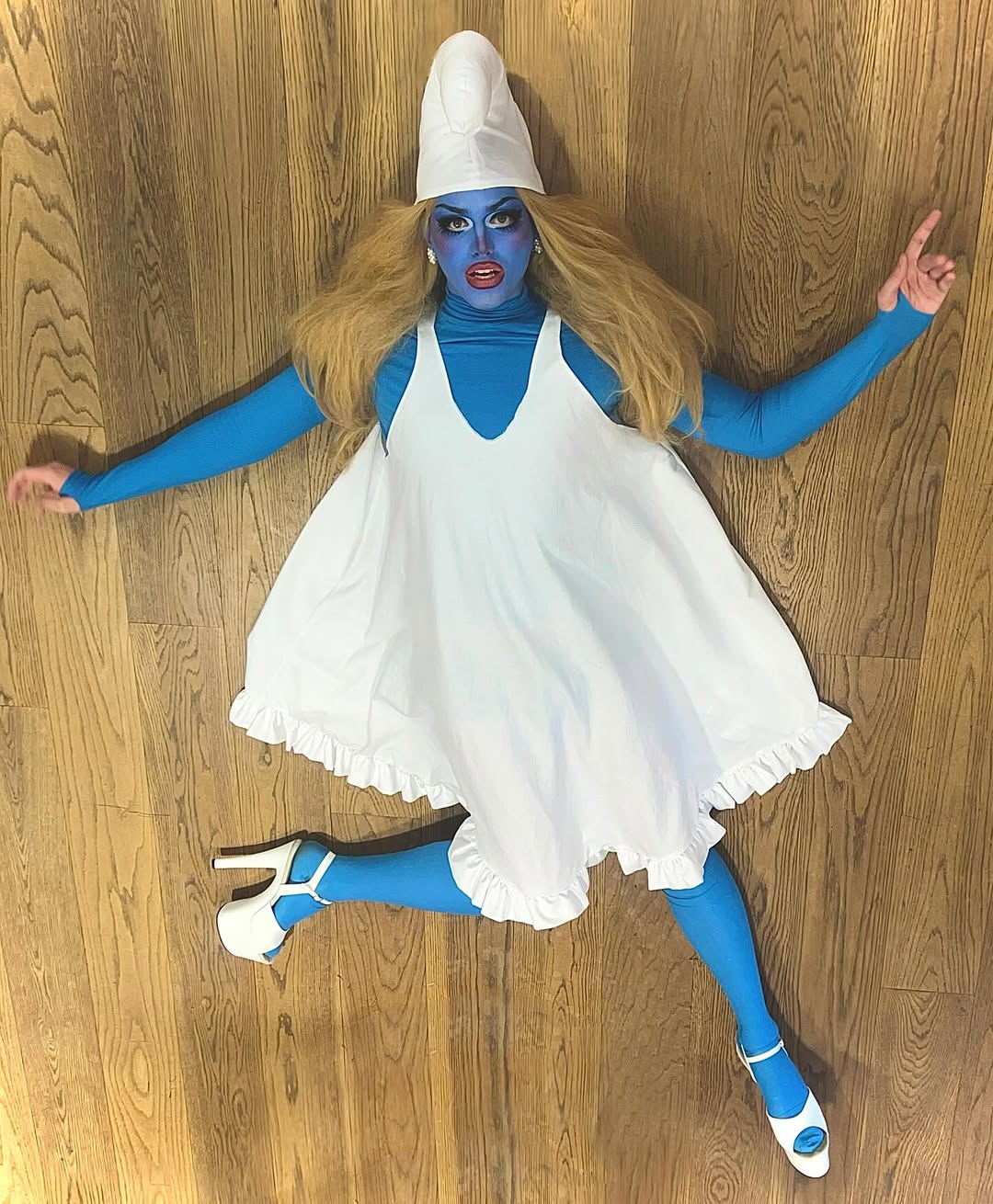 Blue Smurfette Halloween Costume